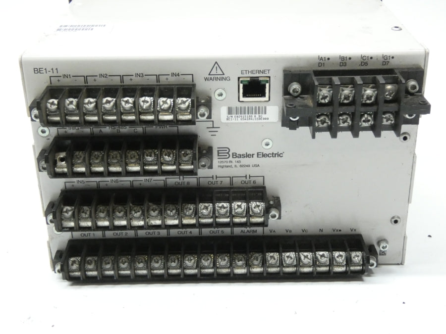 BASLER ELECTRIC BE1-11 G5A1N4J1S0E000 REV. BG 120/240V 5A UNMP