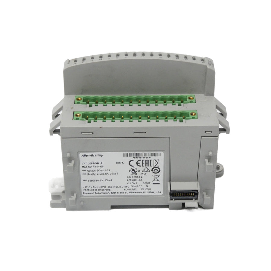 ALLEN BRADLEY 2085-OB16 SER. A 24VDC 0.5A (AS PICTURED) NSNP
