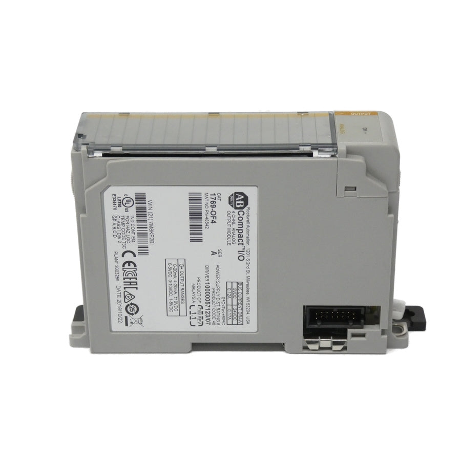 ALLEN BRADLEY 1769-OF4 SER. A F/W 1.1 VER. 07 24VDC 0.12A UNMP