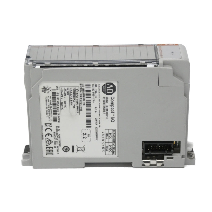 ALLEN BRADLEY 1769-IT6 SER. A F/W 2.2 VER. 07 24VDC NSNP