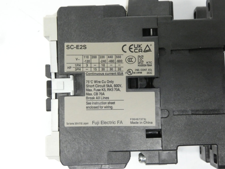 FUJI ELECTRIC SC-E2S 415-440/440-480V 65A NSNP