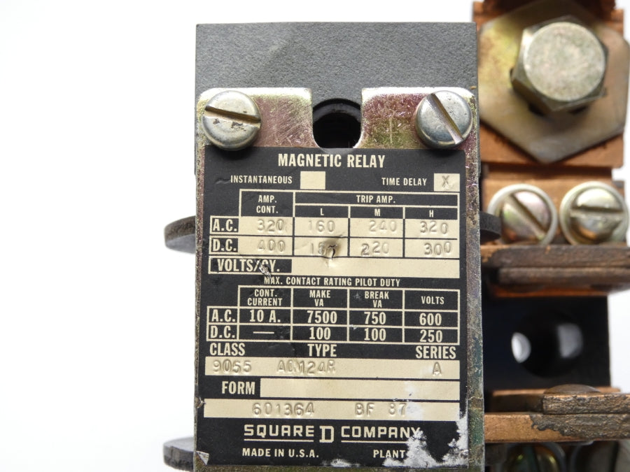 SQUARE D 9055A0124R SER. A 600V 400A (AS IS) NSNP