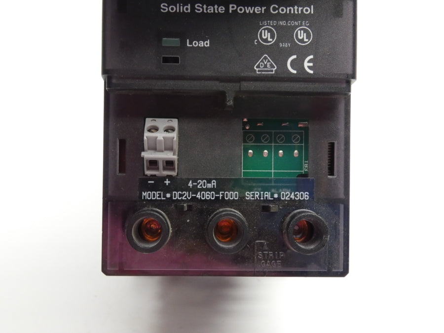 WATLOW DC2V-4060-F000 600VAC 40A (NO COVER) UNMP