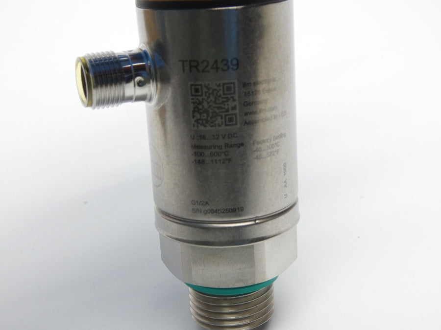 IFM EFECTOR TR-000KDBM12-MFPKG/US/ TR2439 18-32VDC NSMP