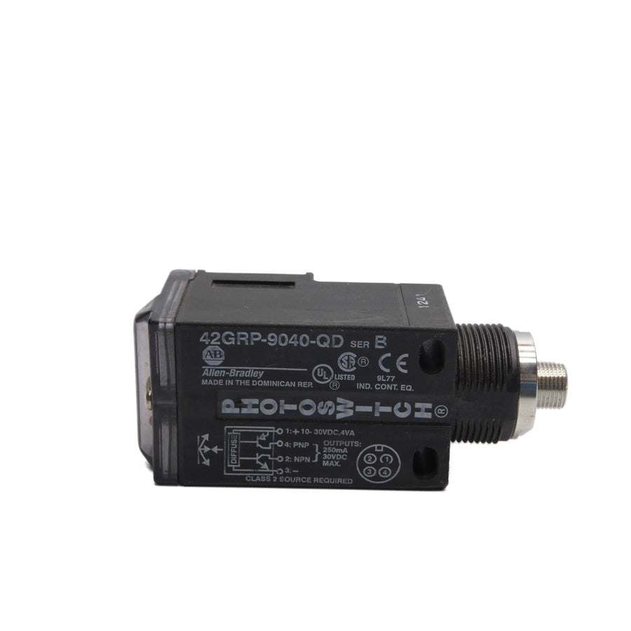 ALLEN BRADLEY 42GRP-9040-QD SER. B 10-30VDC (AS PICTURED) UNMP