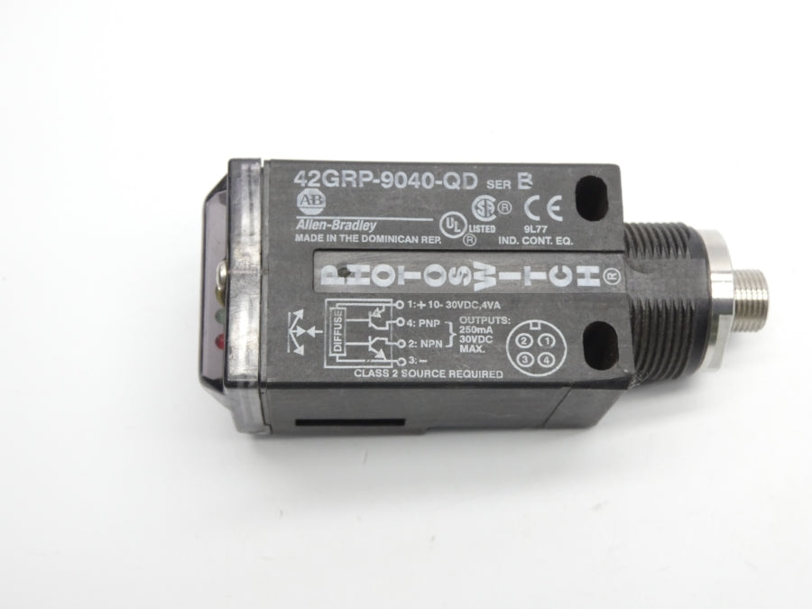 ALLEN BRADLEY 42GRP-9040-QD SER. B 10-30VDC (AS PICTURED) UNMP