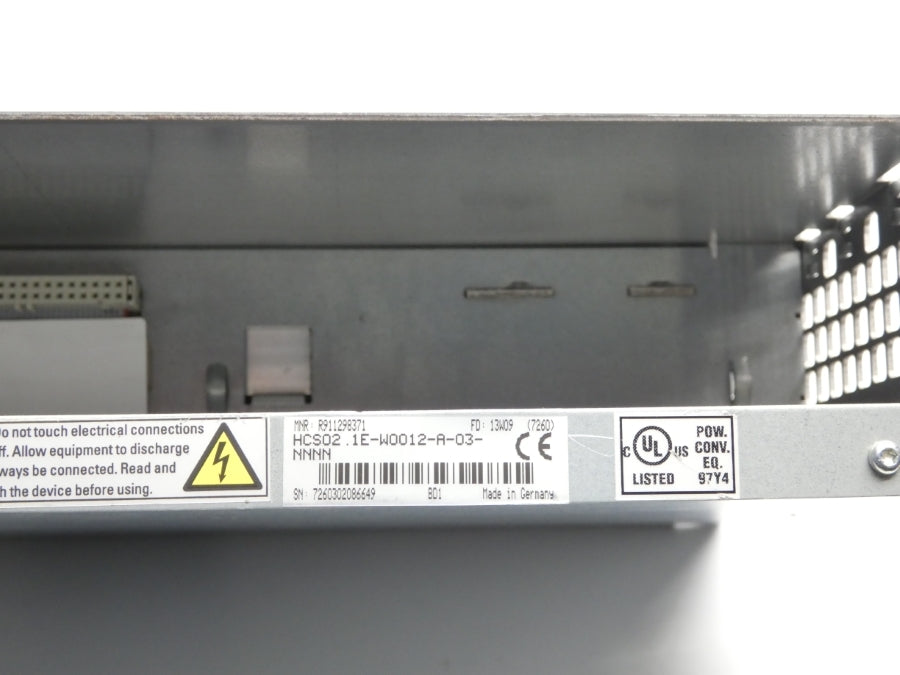 REXROTH HCS02.1E-W0012-A-03-NNNN R911298371 200-500VAC 6A UNMP