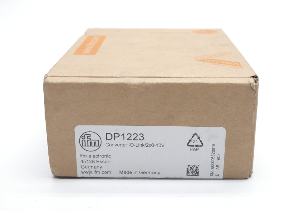 IFM EFECTOR DP1223 CONVERTERIO-LINK/2X0-10V 24V 0.3A NSMP