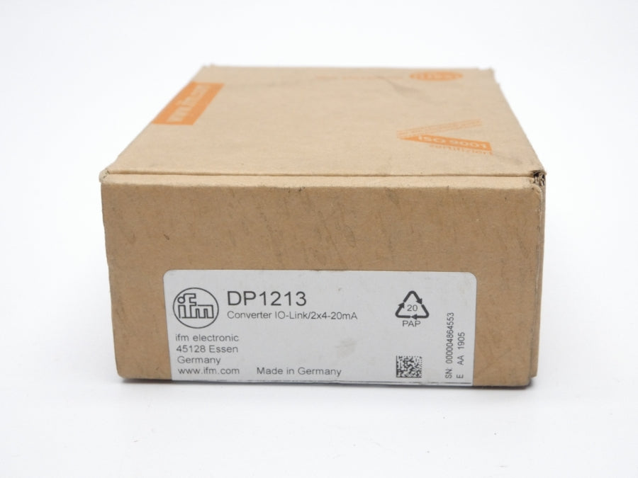 IFM EFECTOR DP1213 CONVERTERIO-LINK2X420MA 24V 0.3A NSMP