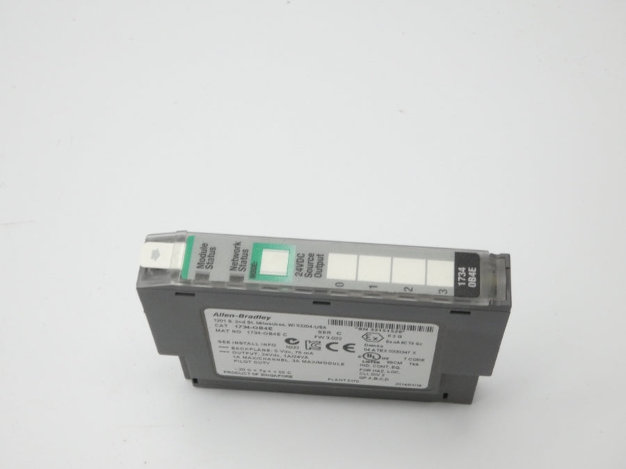ALLEN BRADLEY 1734-OB4E SER. C F/W 3.022 24VDC 1A NSMP
