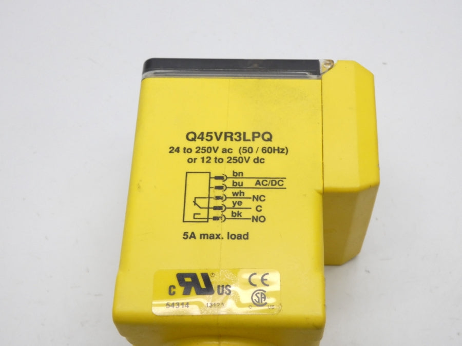 BANNER ENGINEERING Q45VR3LPQ 12-250VDC 5A UNMP