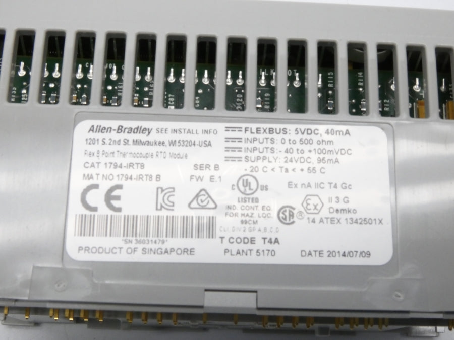 ALLEN BRADLEY 1794-IRT8 SER. B F/W E.1 24VDC NSMP