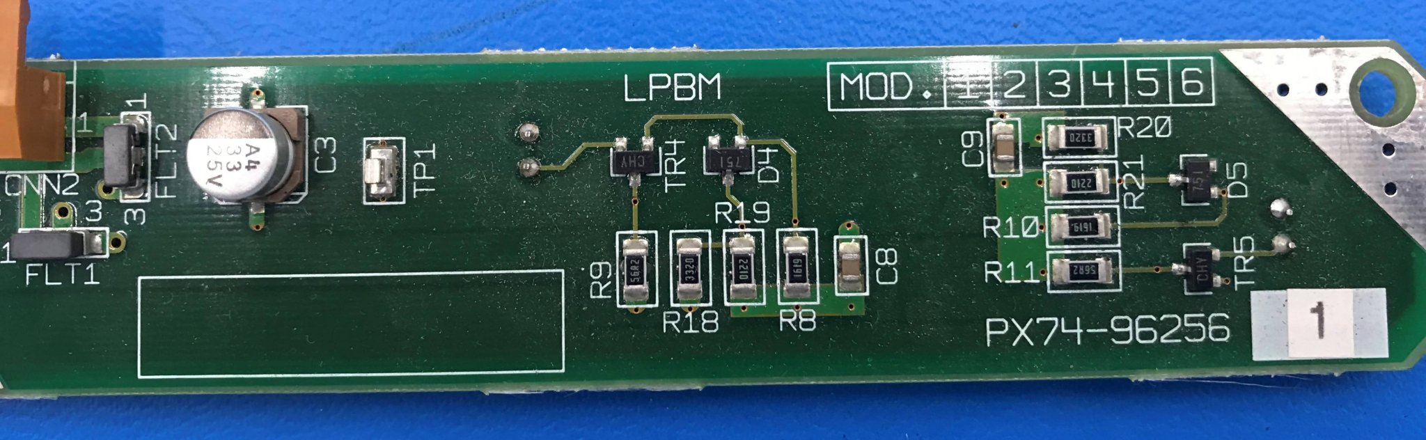 MUDAT LPBM Board ( PX74-96256-1/YWM0749*A Rev C Toshiba CT