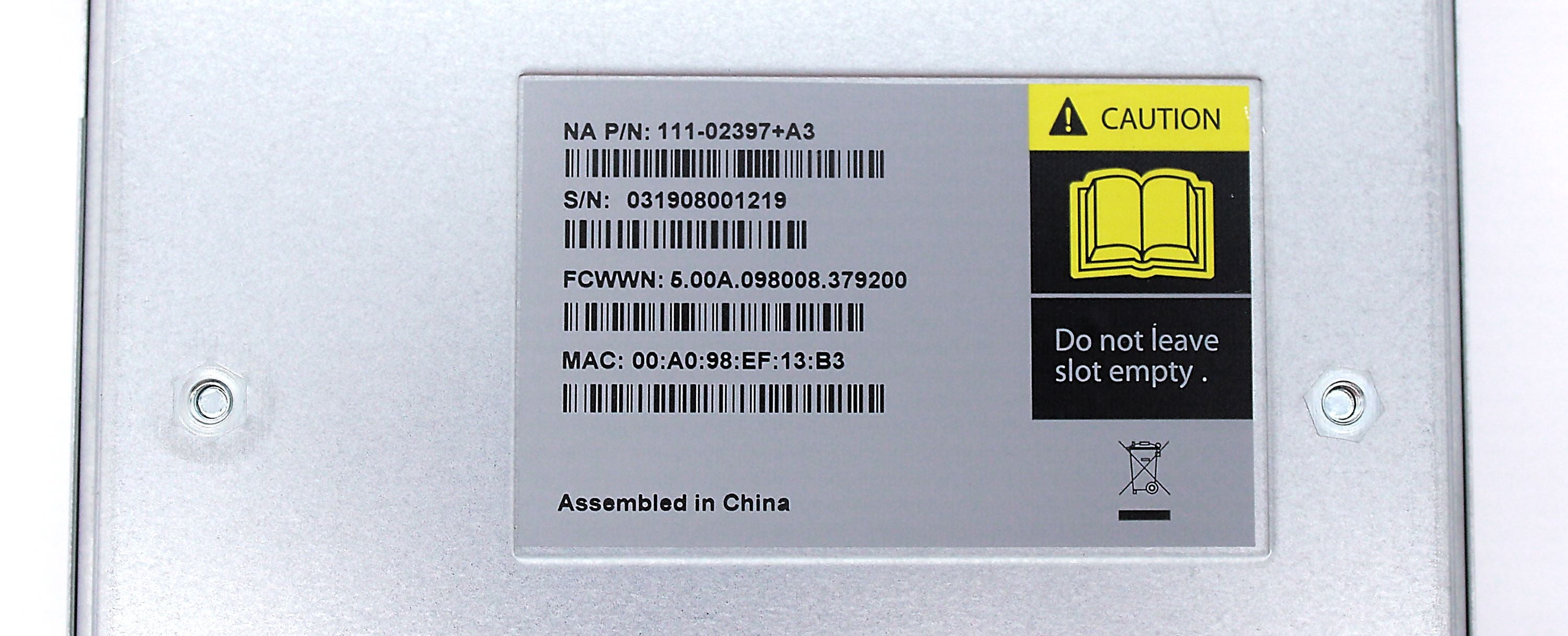 NetApp 111-02397 IO MODULE4-PT CNA10GBE 16GB FC-C