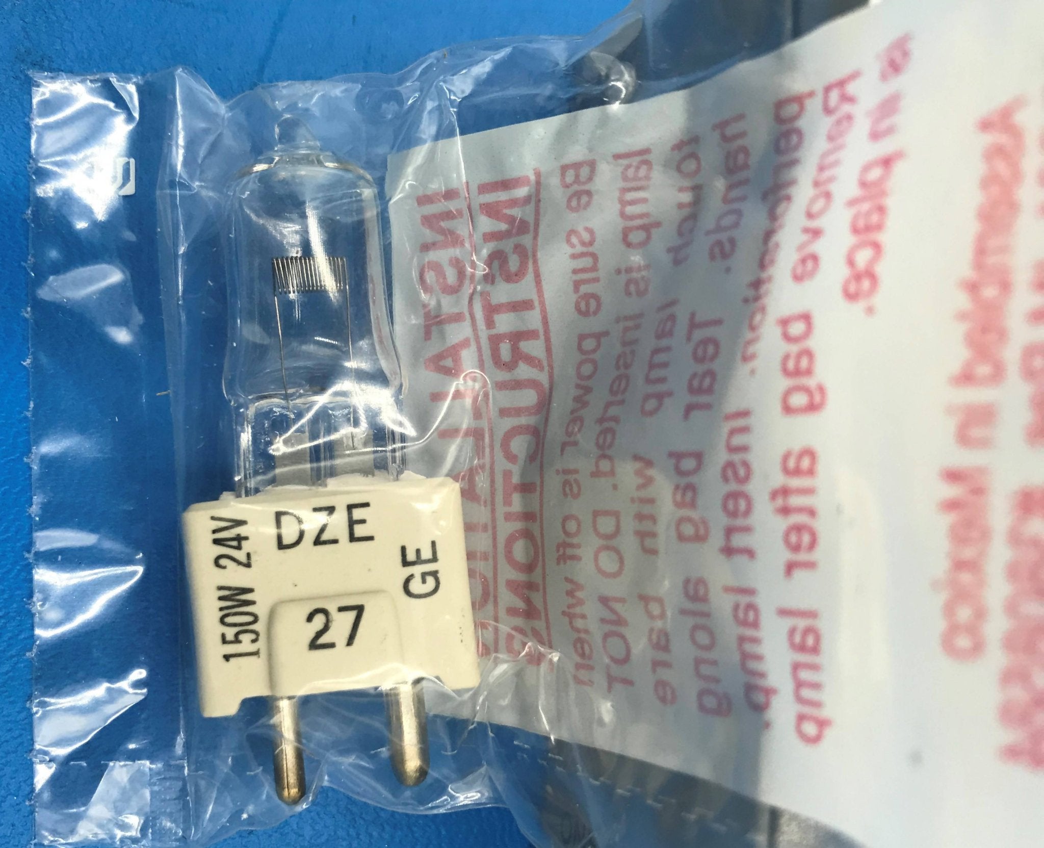 NEW Collimator Projection Lamp 150W 24V DZE/FDS (46-315581 P1) GE