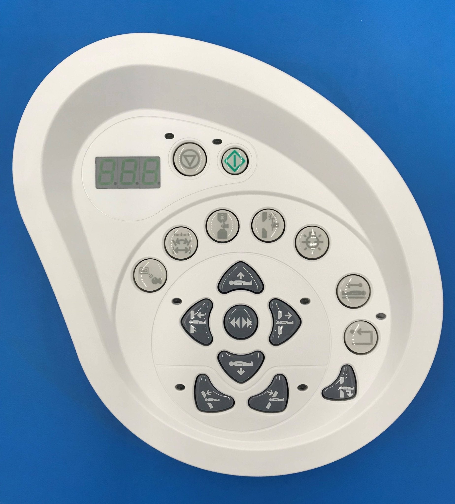 NEW Right CT Control Console White Bezel W/Green LED's (5139591-2/1 GE