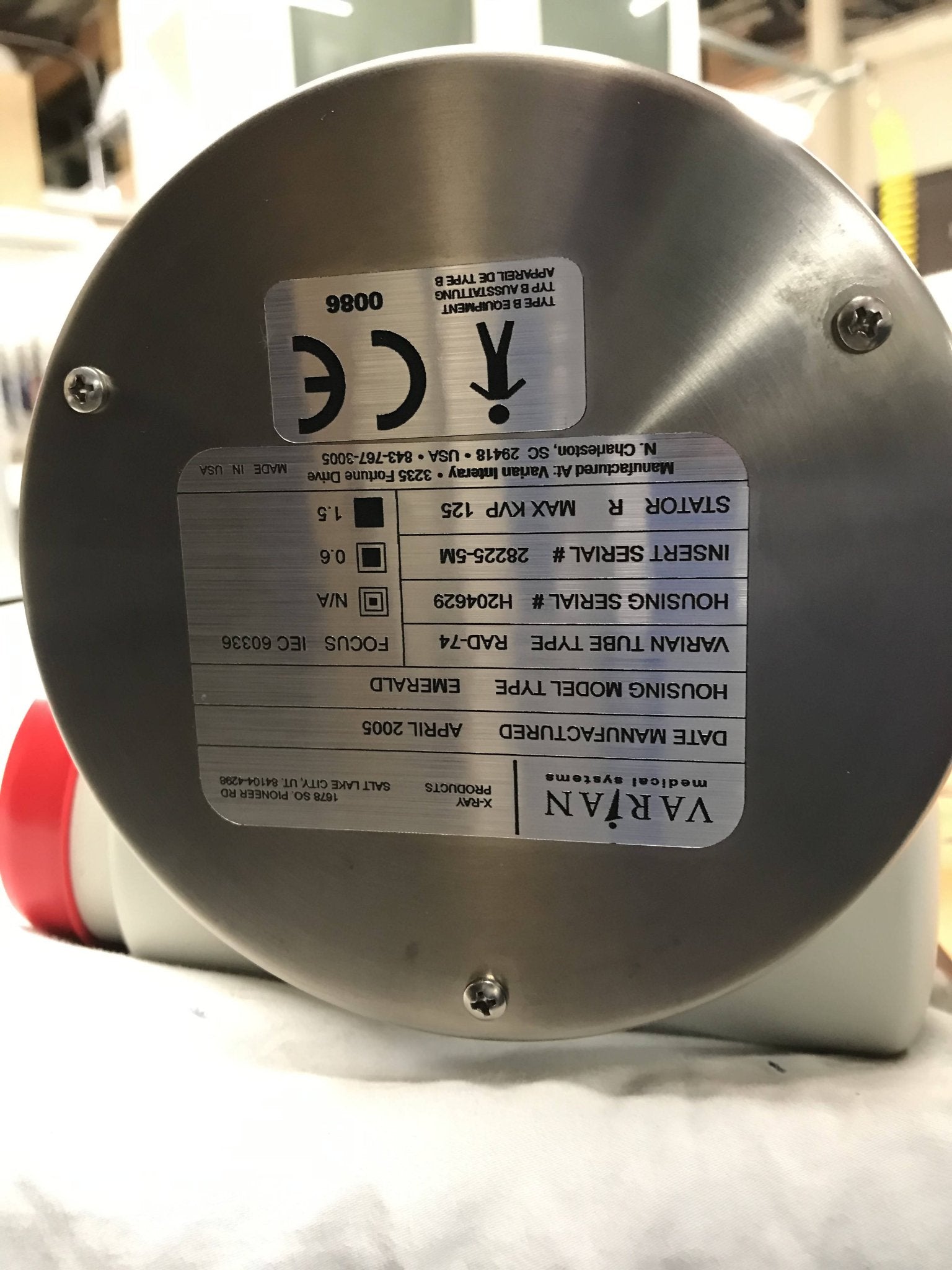 NEW X-Ray Tube Emerald (Rad-74 Varian