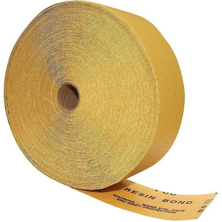 Seachoice 91926 Open Coat Aluminum Oxide PSA "C" Weight Sheet Roll P80, 2-3/4" x 25 yd