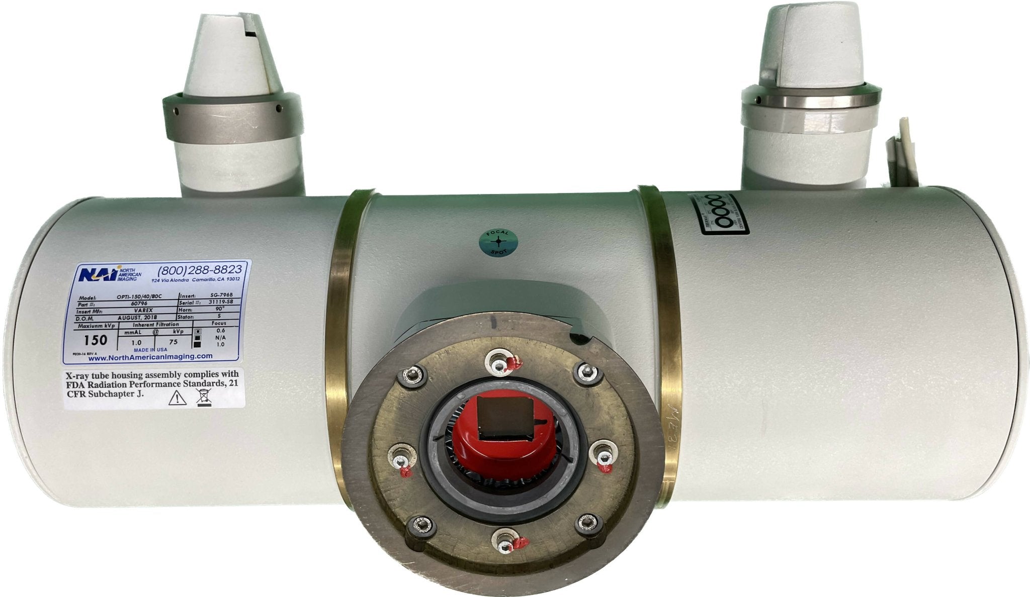 OPTI-150/40/80C VAREX X-RAY TUBE (SG-796B/60796 NAI/VAREX