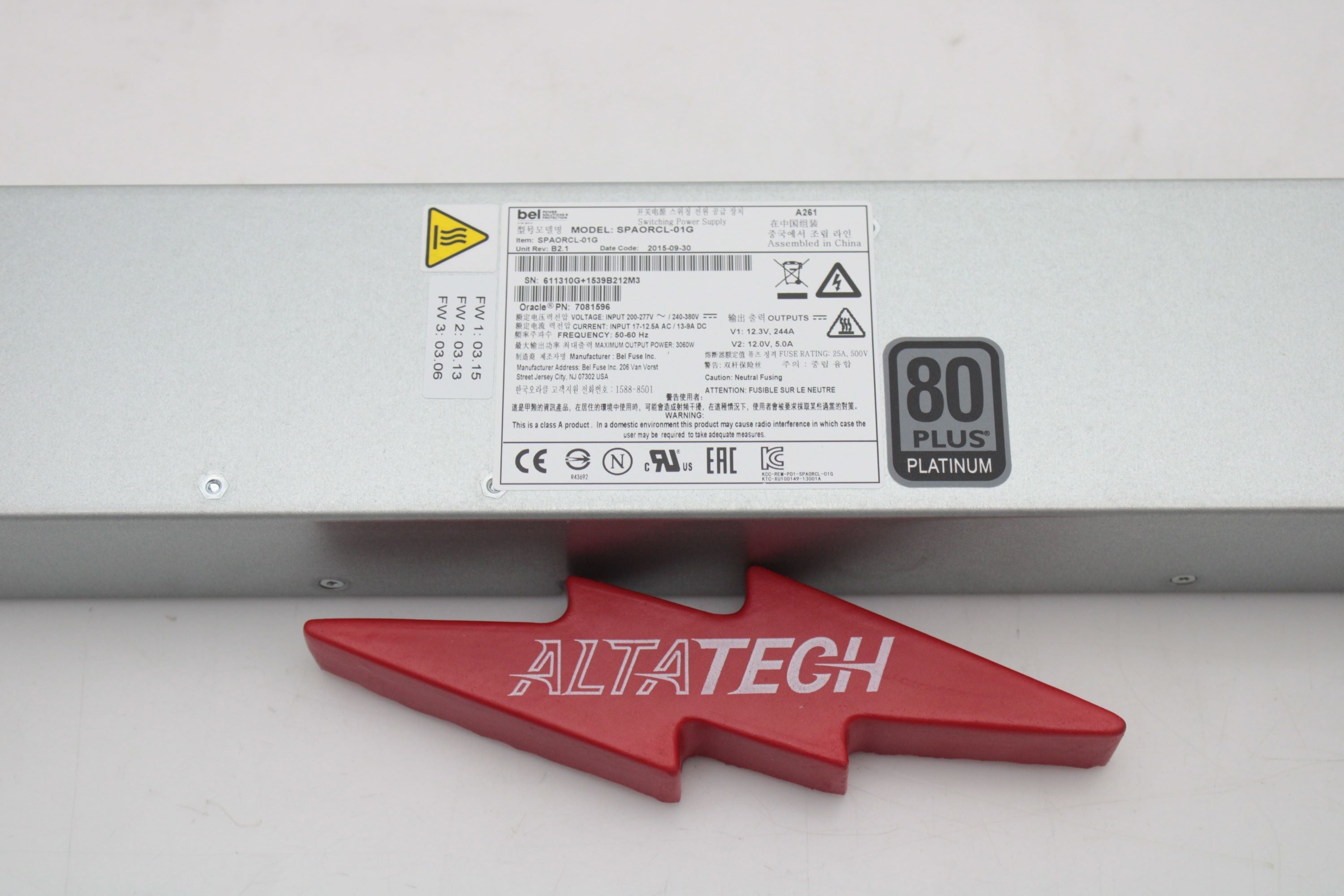Oracle 7068817 A261 3000W AC PWR