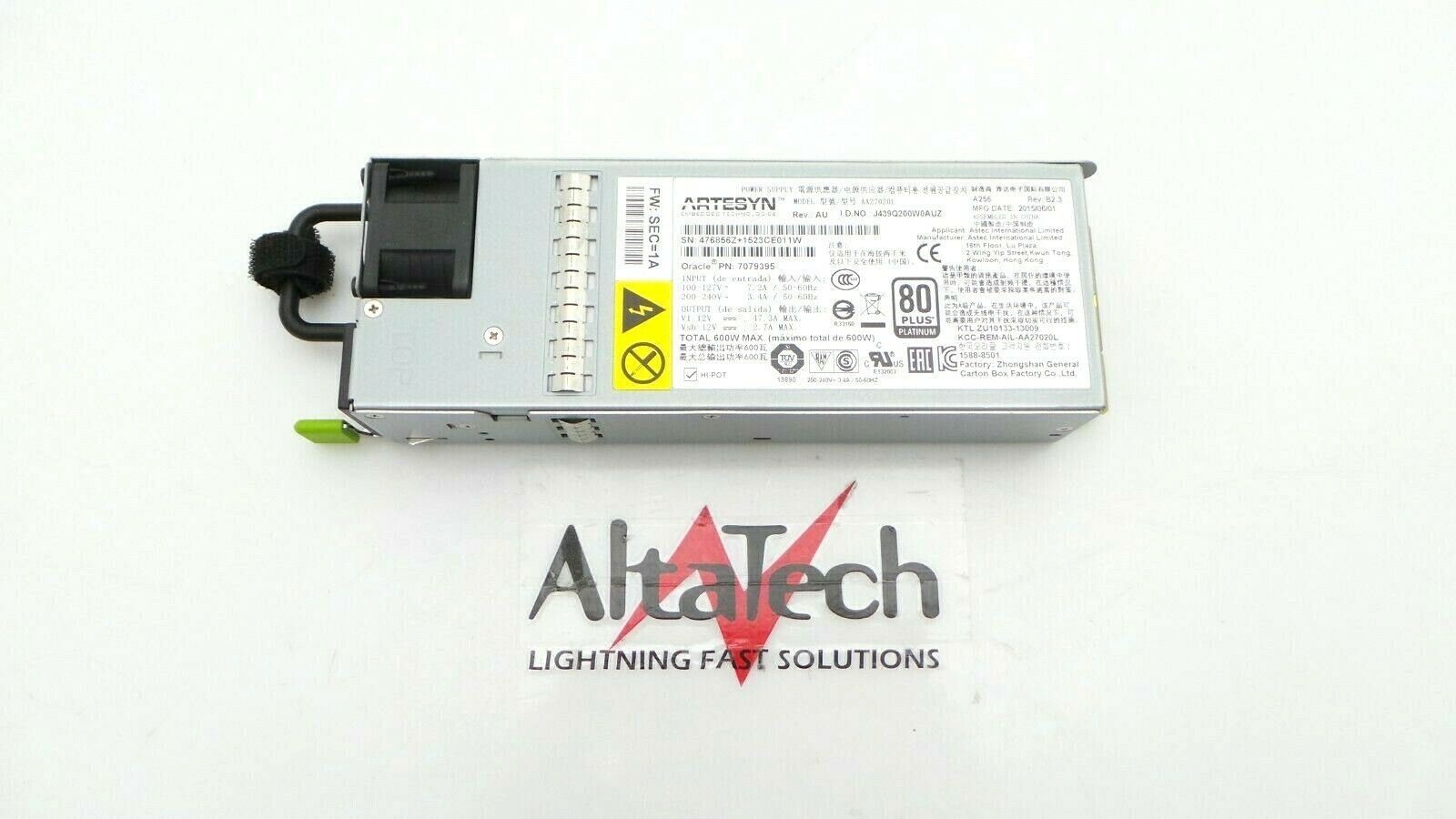 Oracle 7352197 A256 600W AC Power Supply