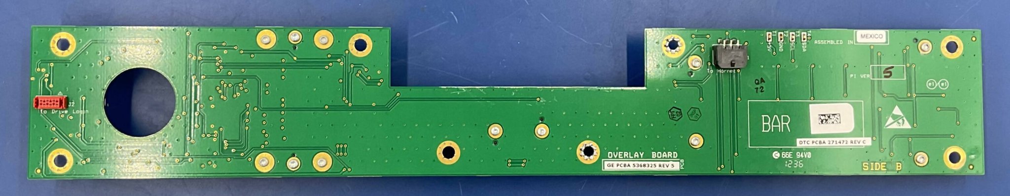 Overlay Board (5368325 Rev D GE