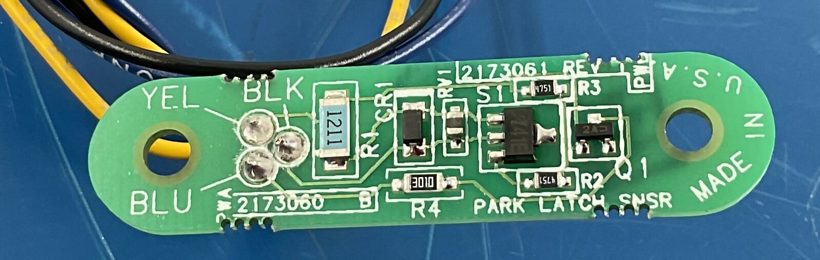 Park Latch Sensor Board (2173060) GE