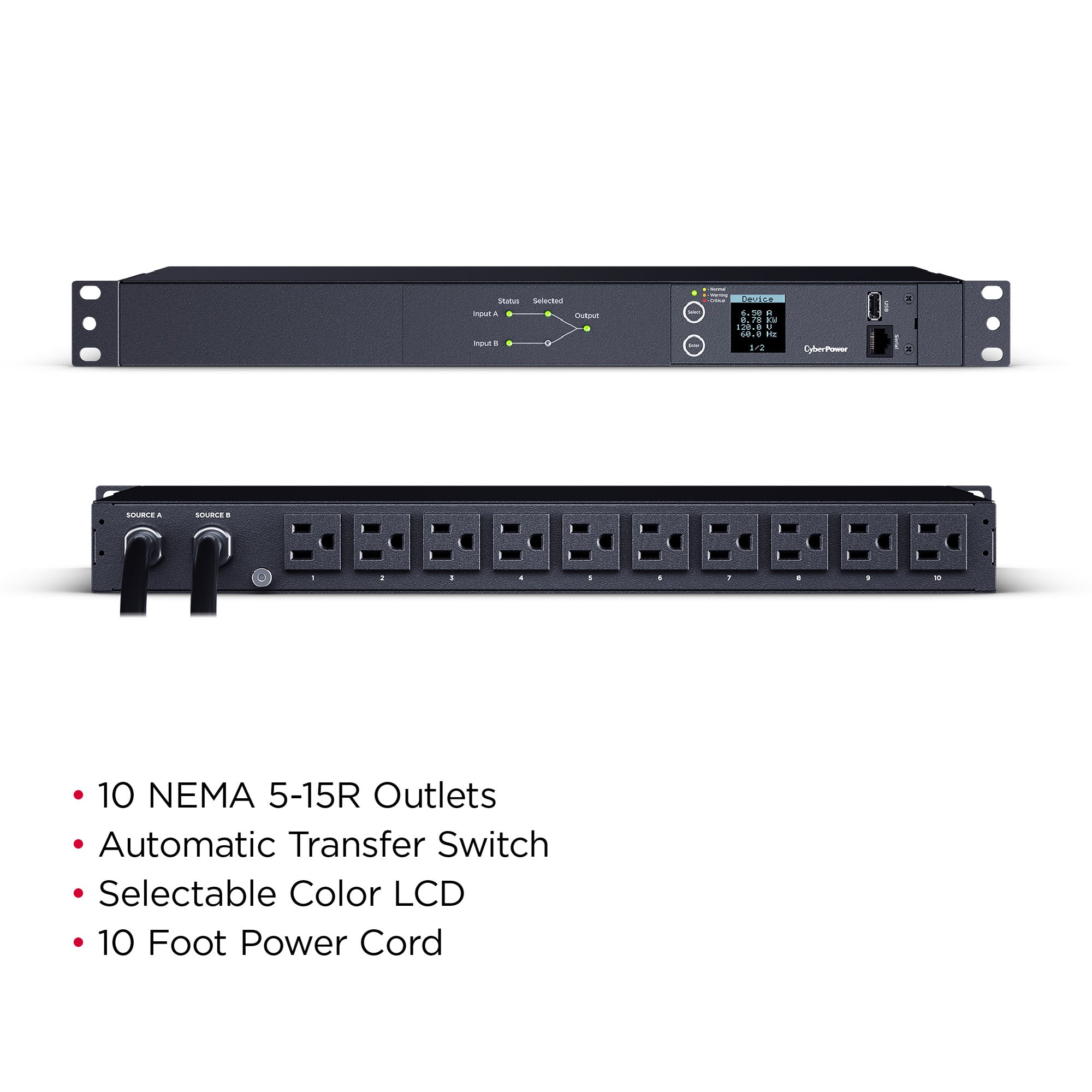 CyberPower PDU24001 Metered ATS