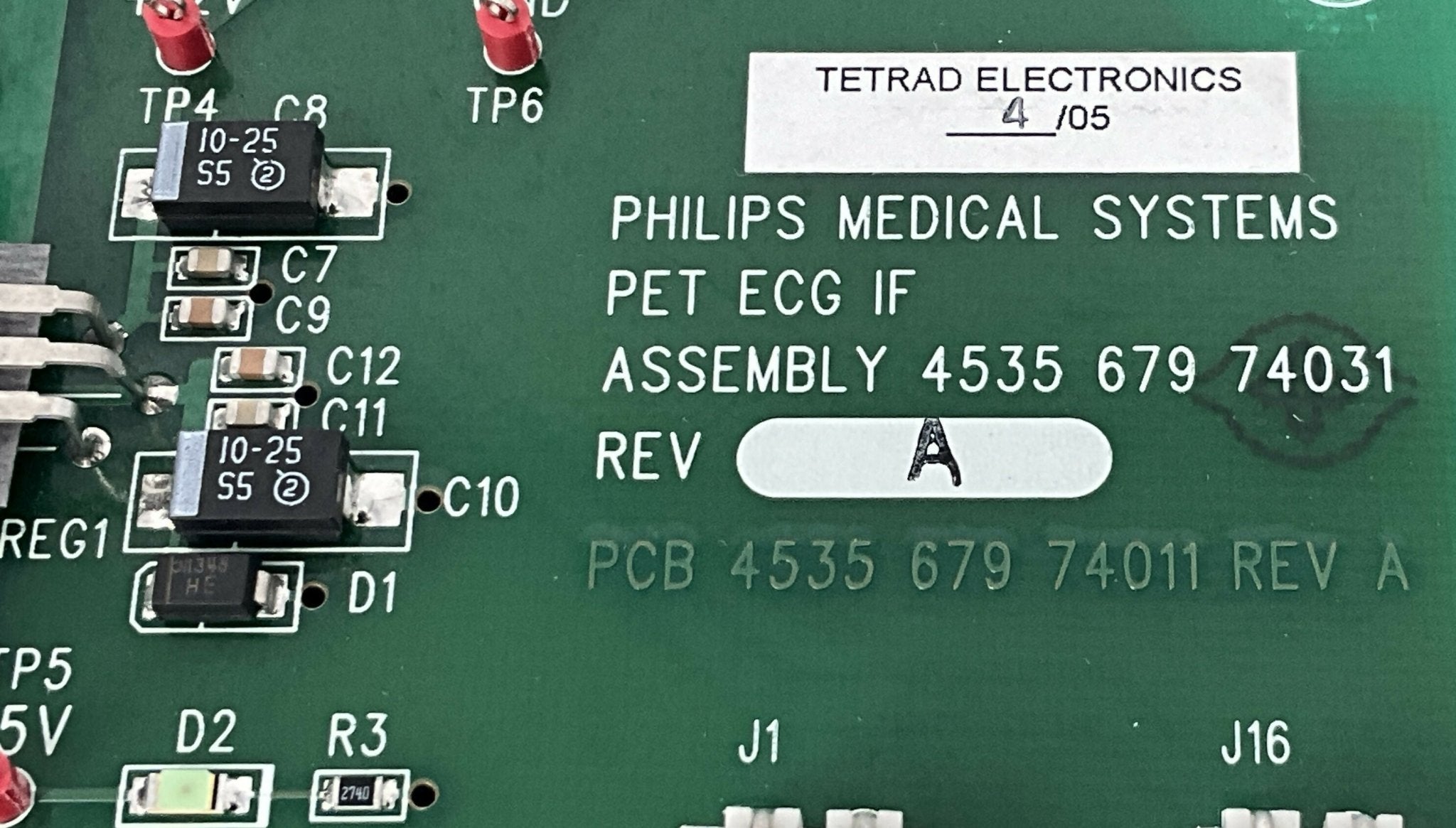 PET ECG IF ASM (453567974031 REV A PHILIPS
