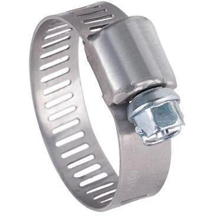 Seachoice 50-23367 Plated Screw Hose Clamps, 1/2" Band, Size #20, 10/Bx