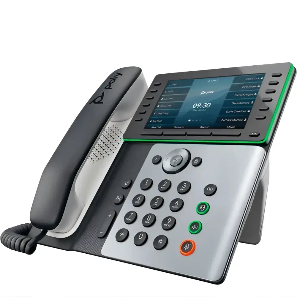 Poly Edge E550 IP Phone Bluetooth Wi-Fi PoE 2200-87050-025 82M91AA - New