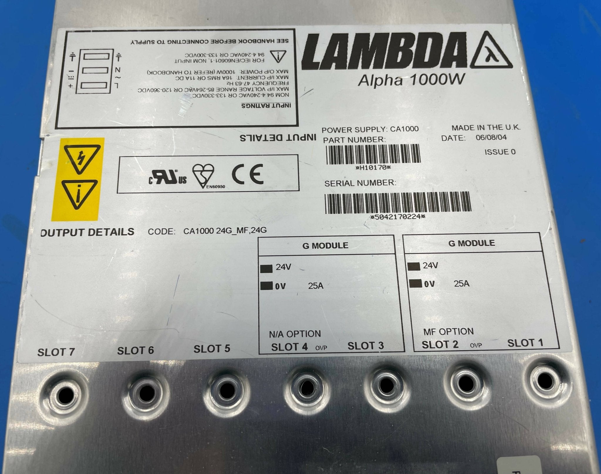 Power Supply 1000W (H10170 Siemens/LAMBDA