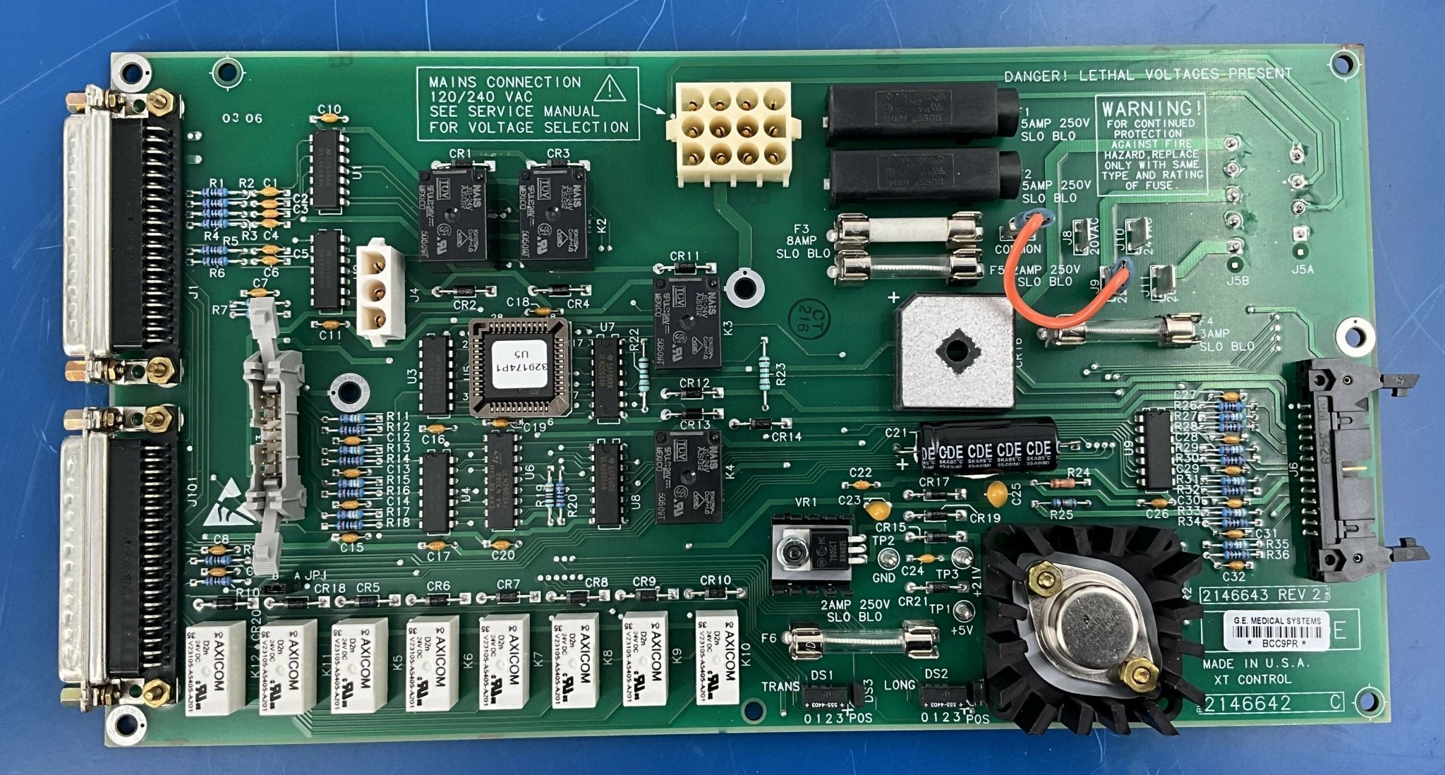 PROGRAMMED XT CONTROL BOARD (2146642/REV C GE