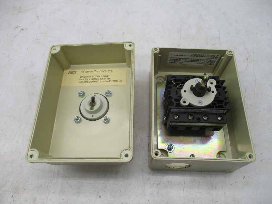 ADVANCE CONTROLS 111515/XA4NMA 40A UNMP