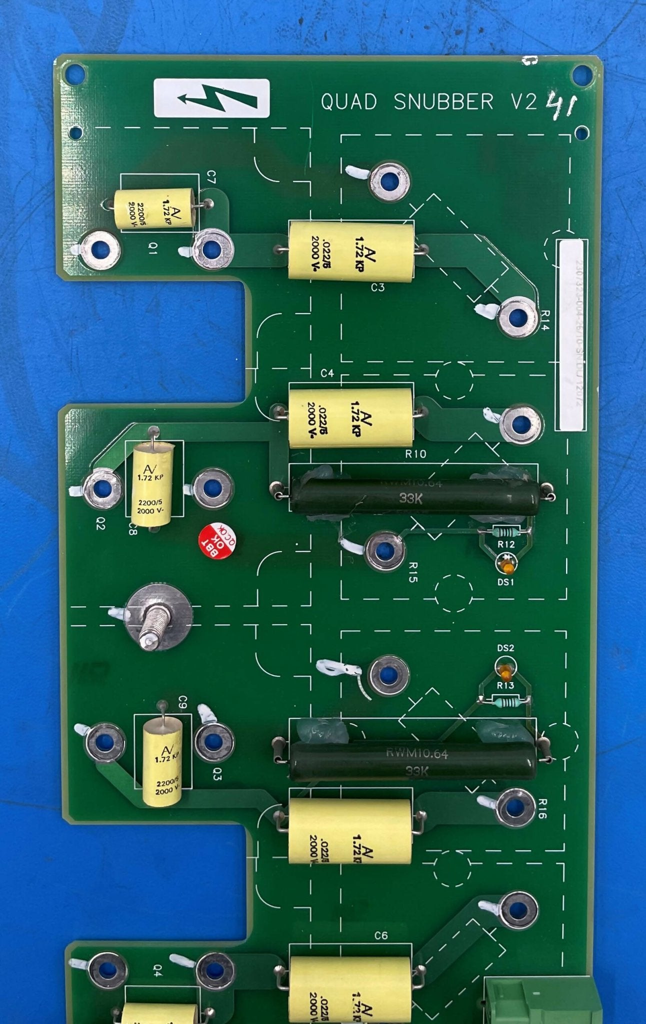 QUAD SNUBBER V2 BOARD (2307323-004 GE