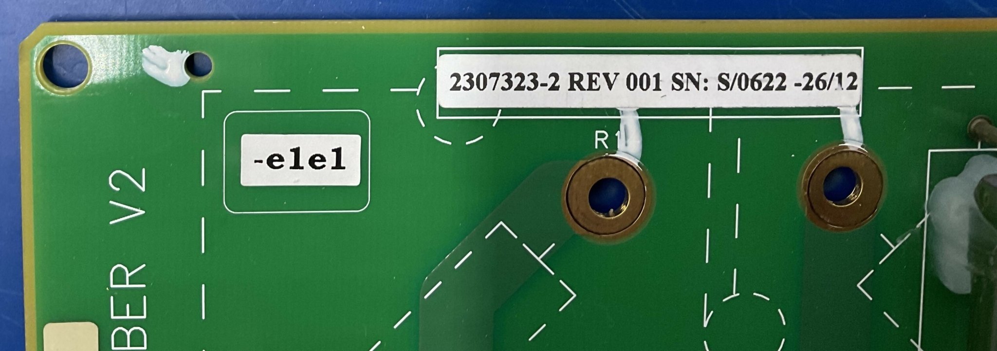 QUAD SNUBBER V2 BOARD (2307323-2 REV 001 GE