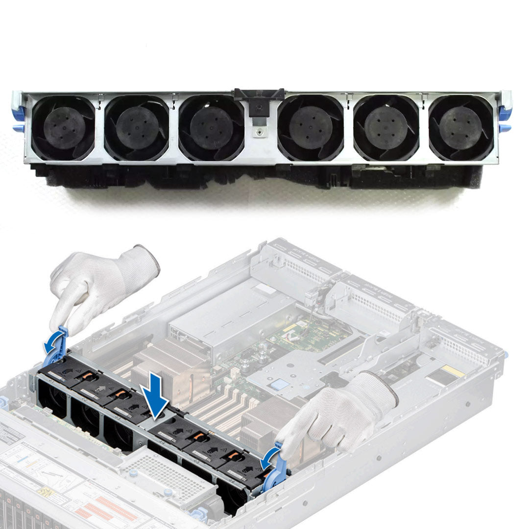 Dell R750 60mmx56mm Fan Cage Assembly | P64K4