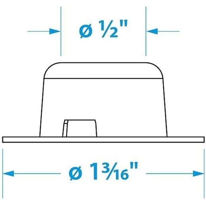 Seachoice 55721 Zinc Plated Steel Roller Shaft Includes 2 Pal Nuts