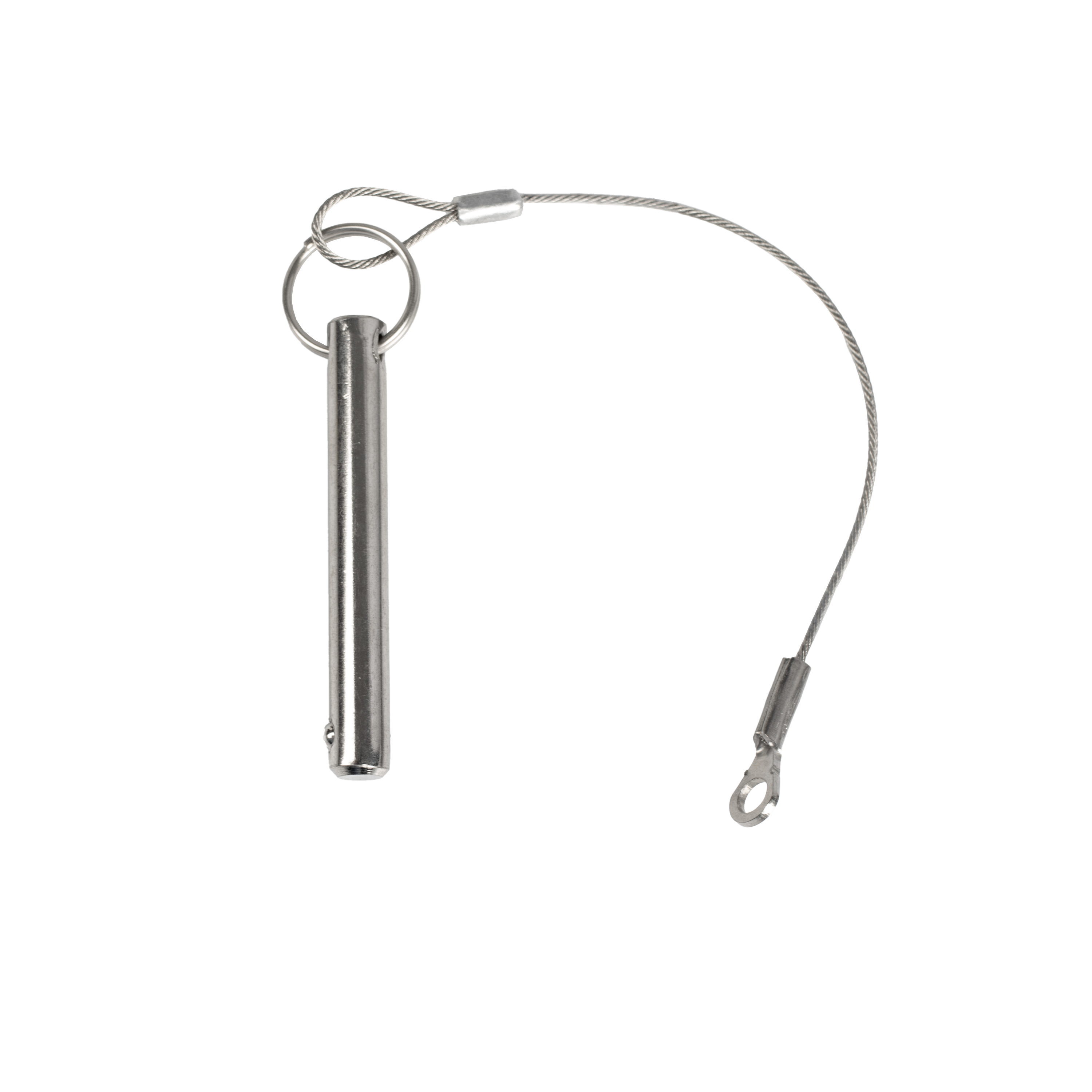 Whitecap S-1025 Stainless Steel Quick Release Pin With Lanyard & Tab