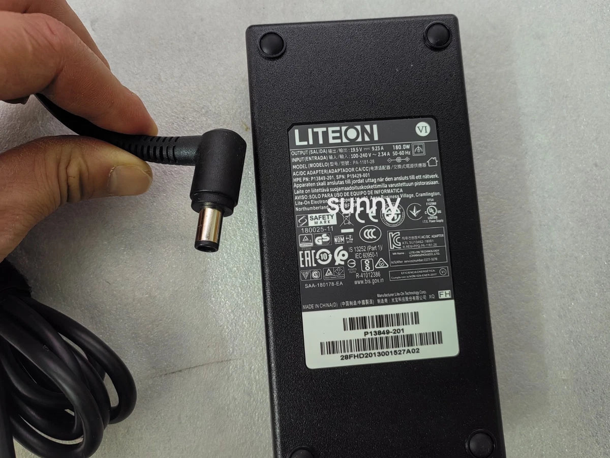 OEM LITEON 19.5V 9.23A PA-1181-28 For HPE MicroServer Gen10 Plus 180W AC Adapter|116952979505
