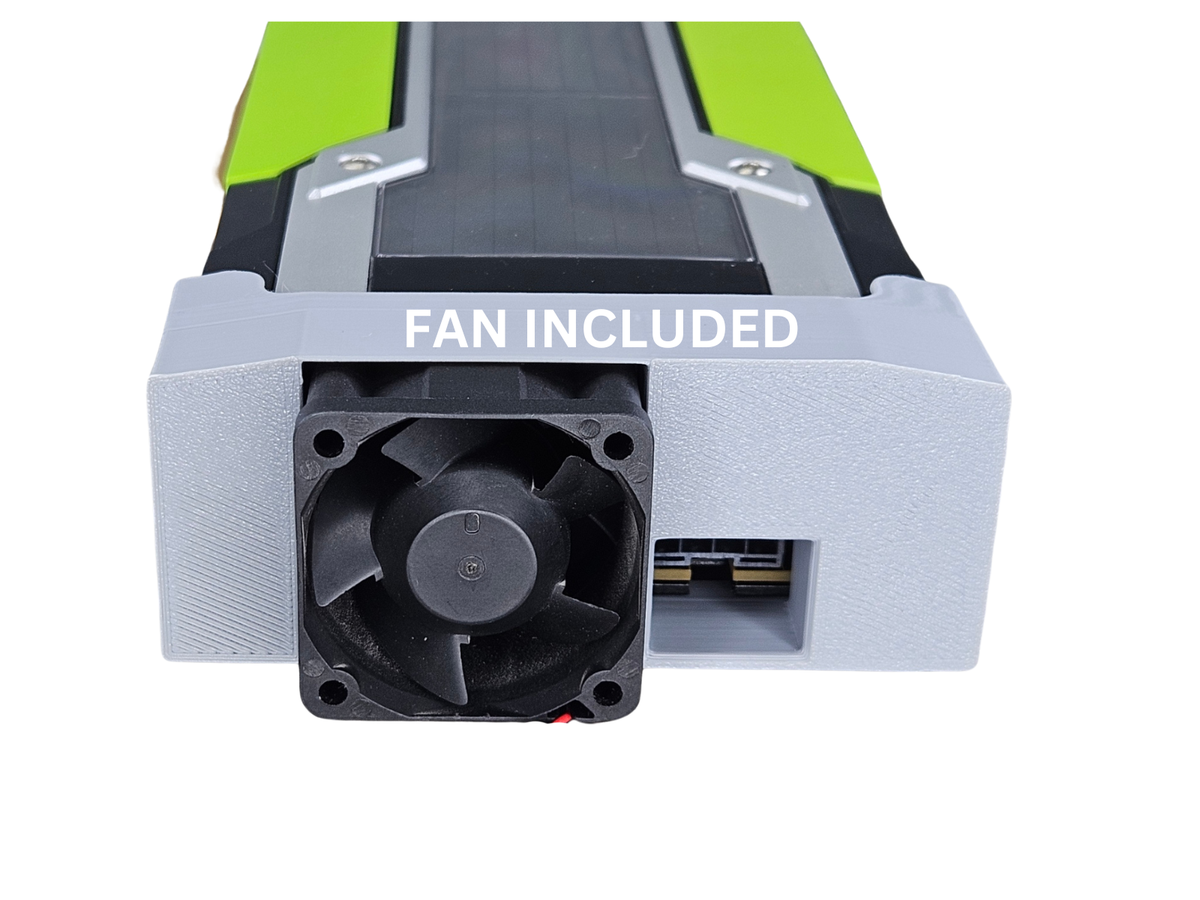 Nvidia Tesla GPU Cooling Fan Shroud CMP 100-210 K340 K520 Accelerator Card AI|286347387593