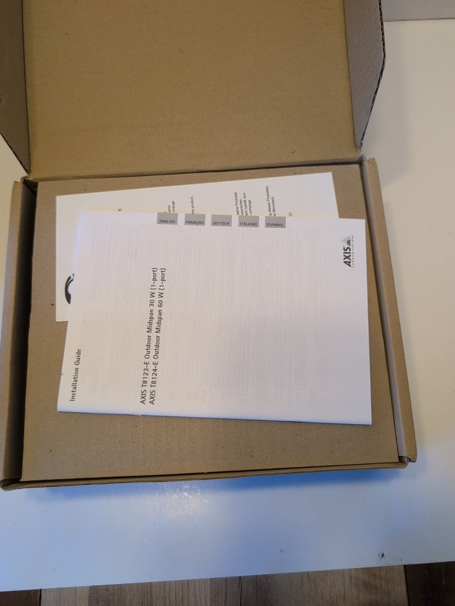 AXIS T8123-E Outdoor Midspan 30 W  - P/N # 5030-234  New and Sealed|205822131104