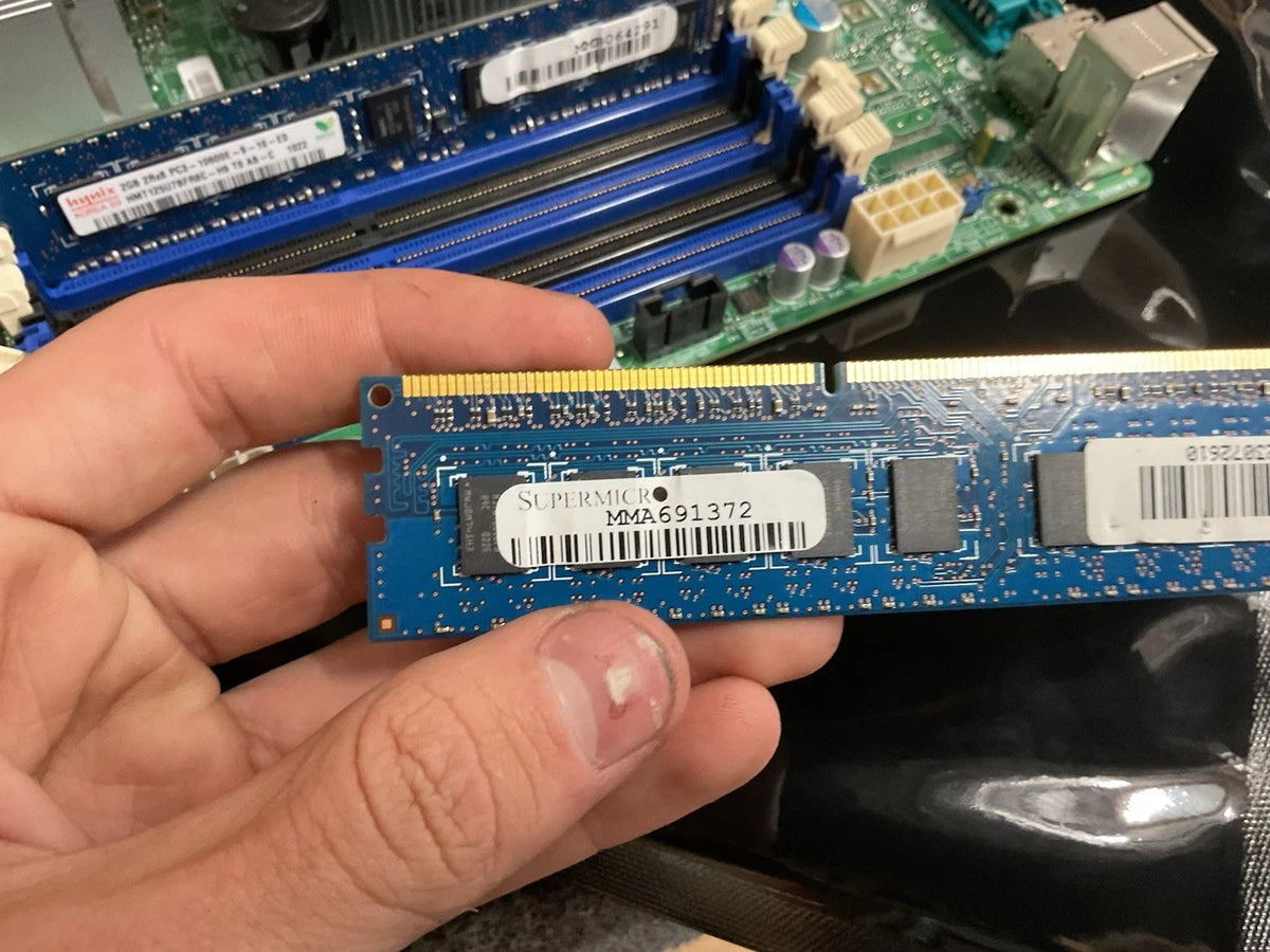 Super X8STE Mother Bord Intel core i7 W/ Power Supply PWS-502-PQ & Ram 2GB 2x