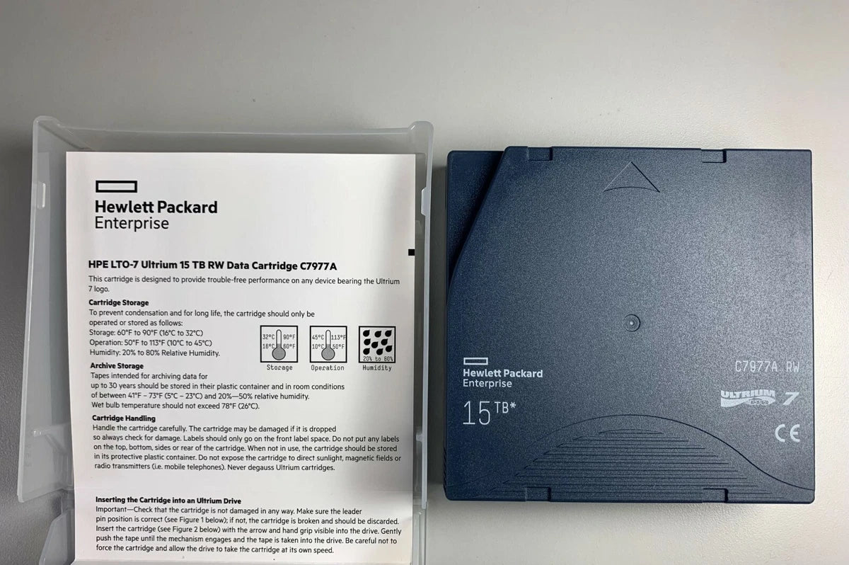 HP / HPE LTO7 Tape Cartridge (10 PACK) C7977A Data Backup Storage  6TB/15TB -NEW|153197272550