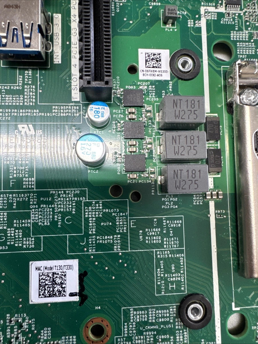 Dell PowerEdge T130/T330 Server LGA1151 DDR4 Motherboard Dell P/N: 03FV9K Tested|257204747747