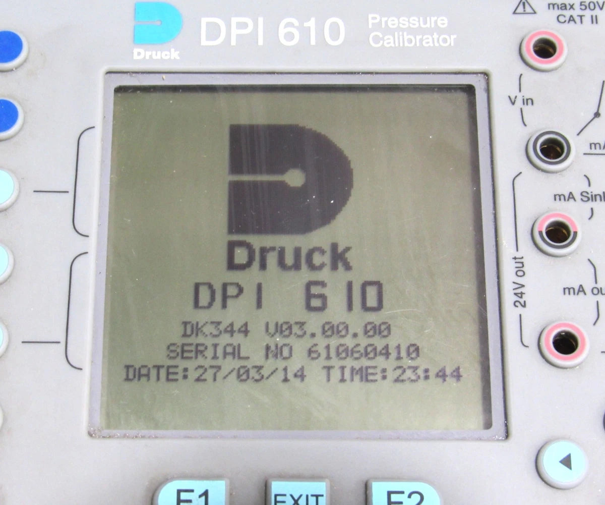 Druck DPI 610 Portable Pressure Calibrator 5 psi g P/N DK344 Power Tested|326961827591