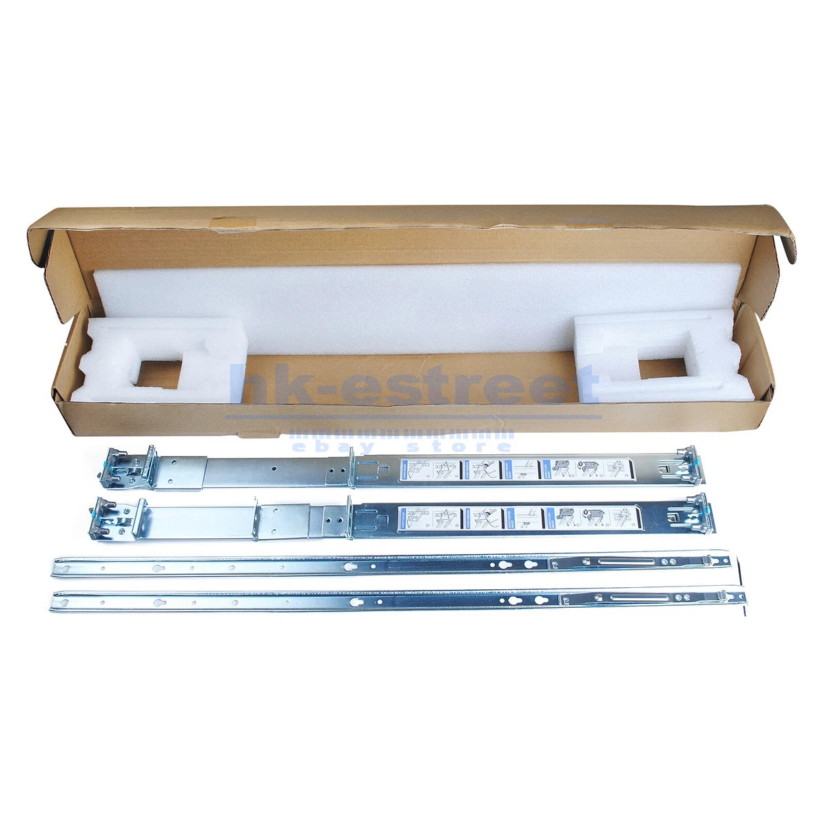 53D7M W874K X632K FOR DELL STATIC READYRAILS RAIL KIT 1U POWEREDGE R620 R630 OEM|185562869682