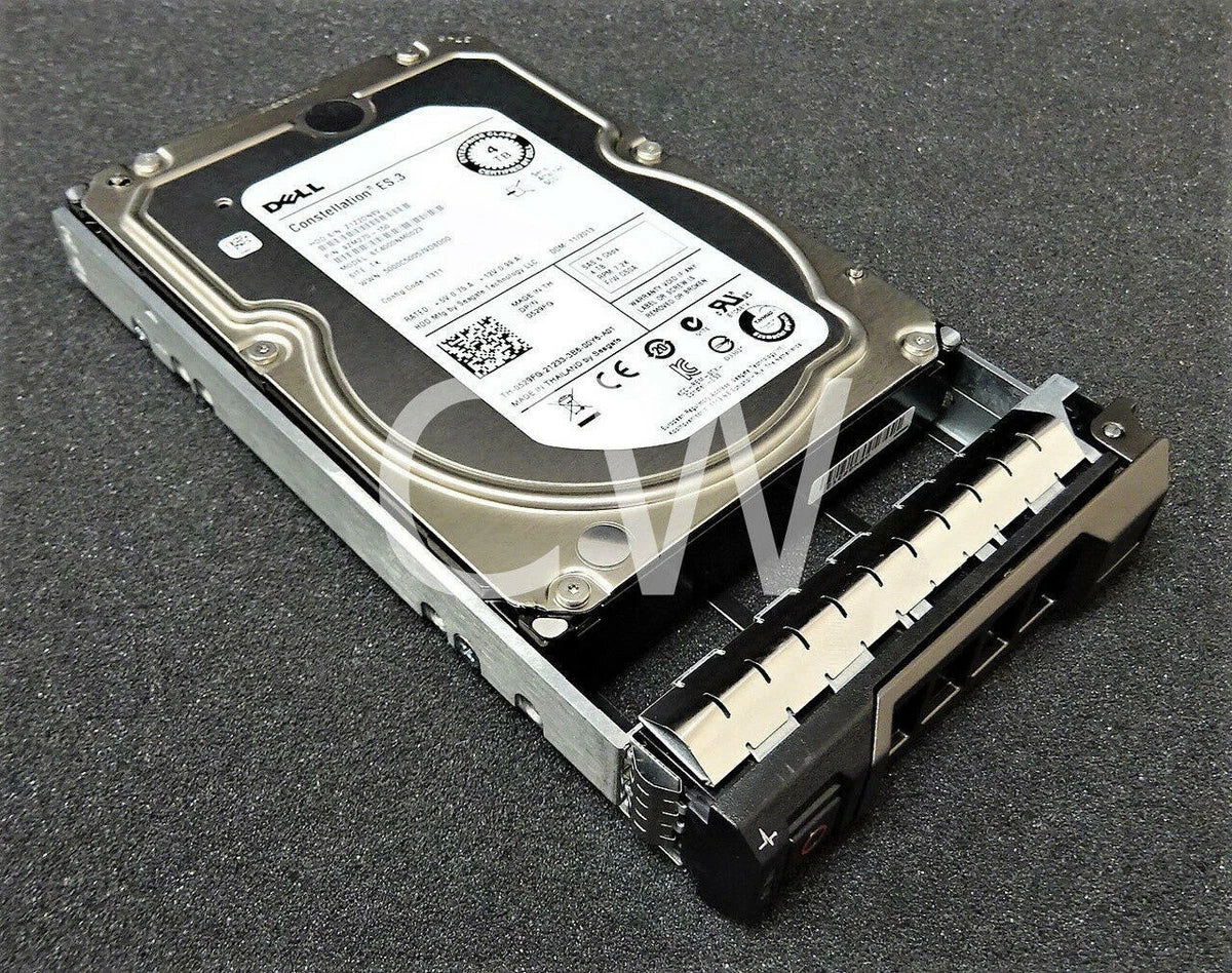 0529FG 529FG Dell 4TB 7.2K 6Gbps 128MB 3.5" SAS SERVER HDD Hard Drive W/Caddy
