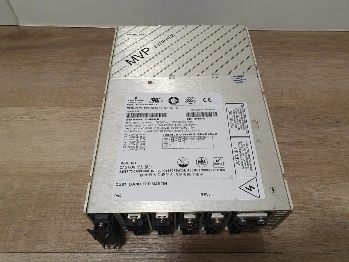 Lockheed Martin Emerson Network Power Supply MP8-2D-1E-1E-4LA Spare MVP Series|146289819082