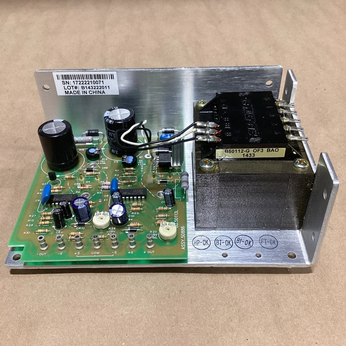 POWER-ONE HBB15-1.5-AG Power Supply,AC-DC,15V@1.5A, -15V